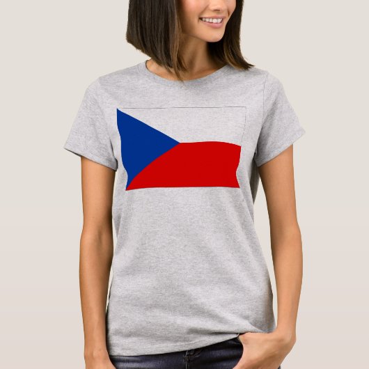 T-shirt Drapeau République tchèque (Devant)