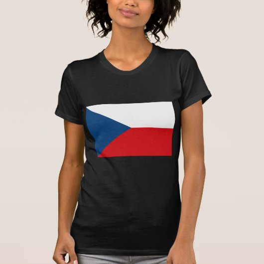 T-shirt Drapeau République tchèque (Devant)