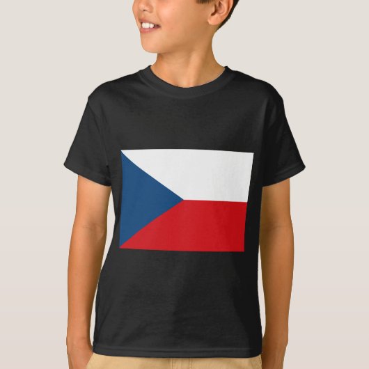 T-shirt Drapeau République tchèque (Devant)
