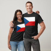 T-shirt Drapeau République tchèque (Unisexe)