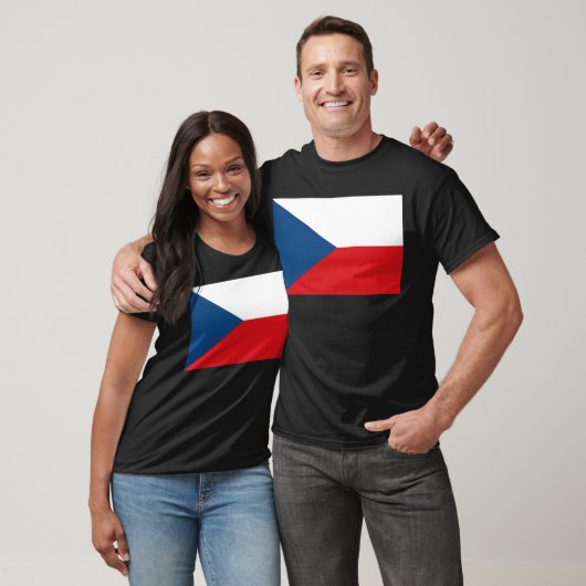 T-shirt Drapeau République tchèque (Unisexe)