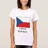 T-shirt Drapeau République tchèque (Devant)