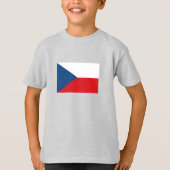 T-shirt Drapeau République tchèque (Devant)