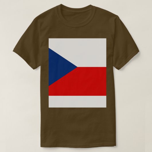 T-shirt Drapeau République tchèque (Design devant)
