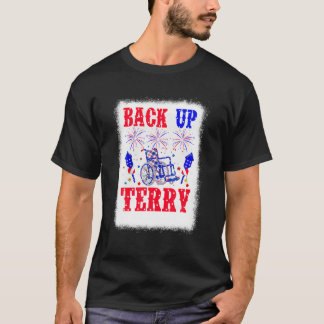 T-shirt Drapeau Retour Terry 4 Juillet États-Unis
