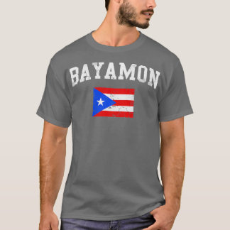 T-shirt Drapeau rétro Bayamon Porto Rico