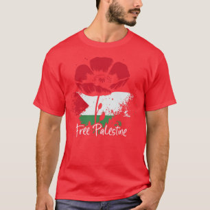 T-shirt Drapeau Retro Stye Palestine