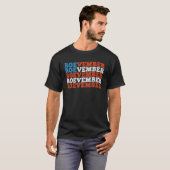 T-shirt Drapeau Roevember US 1 (Devant entier)
