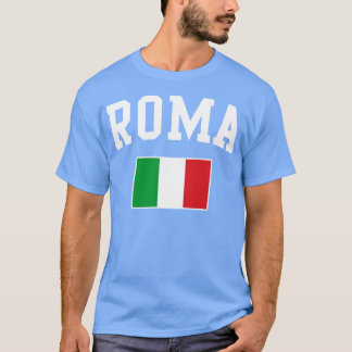 T-shirt Drapeau Roma Rome Italie Italia Italiano