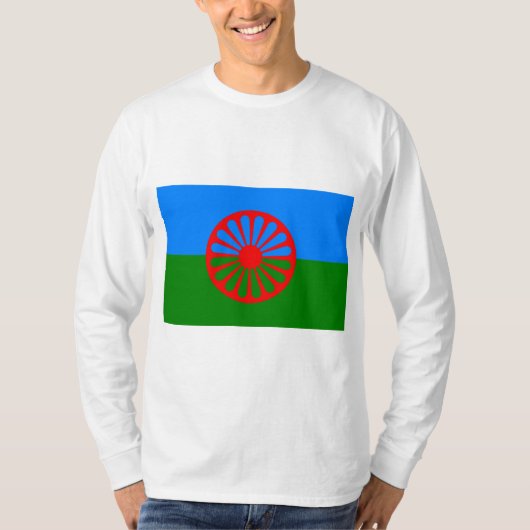 T-shirt Drapeau romani (Devant)