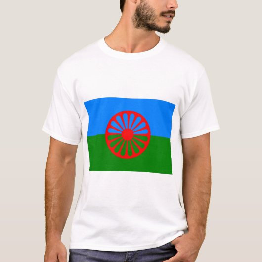 T-shirt Drapeau romani (Devant)
