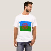 T-shirt Drapeau romani (Devant entier)