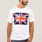 T-shirt Drapeau Royaume-Uni Grunge 4 (Devant)