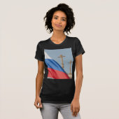 T-shirt Drapeau russe (Devant entier)