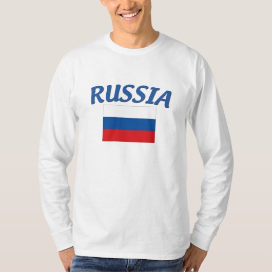 T-shirt Drapeau russe (Devant)