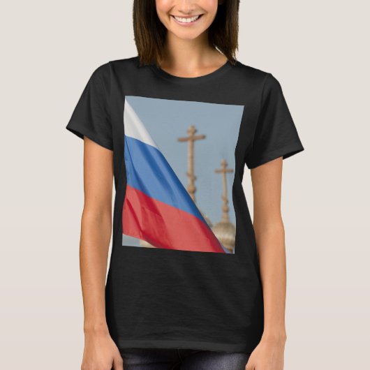 T-shirt Drapeau russe (Devant)