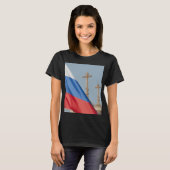 T-shirt Drapeau russe (Devant entier)