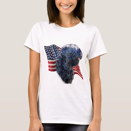 T-shirt Drapeau russe noir (Devant)
