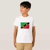 T-shirt Drapeau Saint-Kitts-et-Nevis (Devant entier)