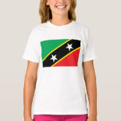 T-shirt Drapeau Saint-Kitts-Et-Nevis (Devant)