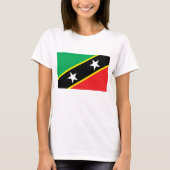 T-shirt Drapeau Saint-Kitts-Et-Nevis (Devant)