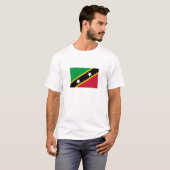 T-shirt Drapeau Saint-Kitts-et-Nevis (Devant entier)