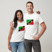 T-shirt Drapeau Saint-Kitts-et-Nevis (Unisexe)