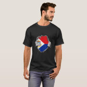 T-shirt Drapeau Saint-Martin (Devant entier)