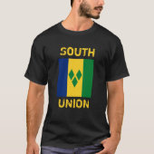 T-shirt Drapeau Saint-Vincent-et-les Grenadines Vincy (Devant)