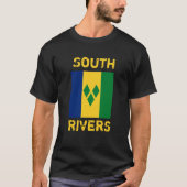 T-shirt Drapeau Saint-Vincent-et-les Grenadines Vincy (Devant)