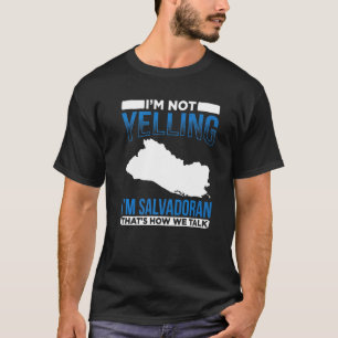 T-shirt Drapeau salvadorien Mens El Salvador Salvadorien
