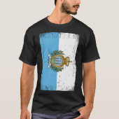 T-shirt Drapeau sammarinais Saint-Marin (Devant)