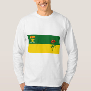 T-shirt Drapeau Saskatchewan