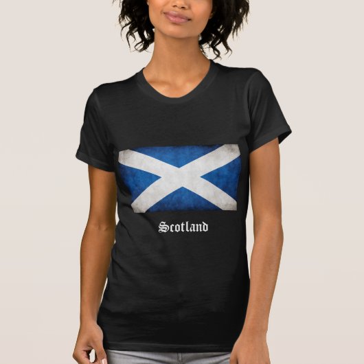 T-shirt Drapeau Scotland Grunge (Devant)