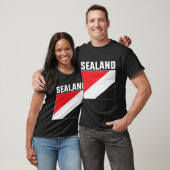 T-shirt drapeau sealand, drapeau sealand (Unisexe)