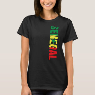 T-shirt Drapeau Sénégal Premium