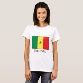 T-shirt Drapeau sénégalais (Devant entier)