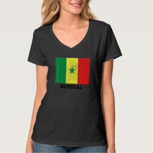 T-shirt Drapeau sénégalais fierté sénégalaise Drapeau séné