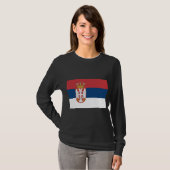 T-shirt Drapeau serbe (Devant entier)