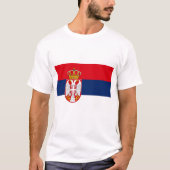 T-shirt Drapeau serbe (Devant)