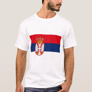 T-shirt Drapeau serbe