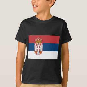 T-shirt Drapeau serbe