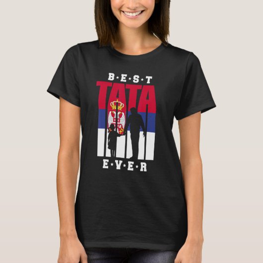 T-shirt Drapeau Serbe Drapeau Serbe Drapeau Serbe, Femme E (Devant)