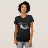 T-shirt Drapeau Shetland Sheepdog (tri) (Devant entier)