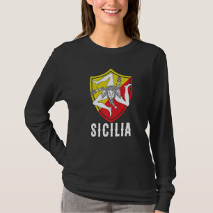 T-shirt Drapeau Sicile Sicile Palerme Italie Premium_1