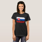 T-shirt Drapeau Slovaquie (Devant entier)