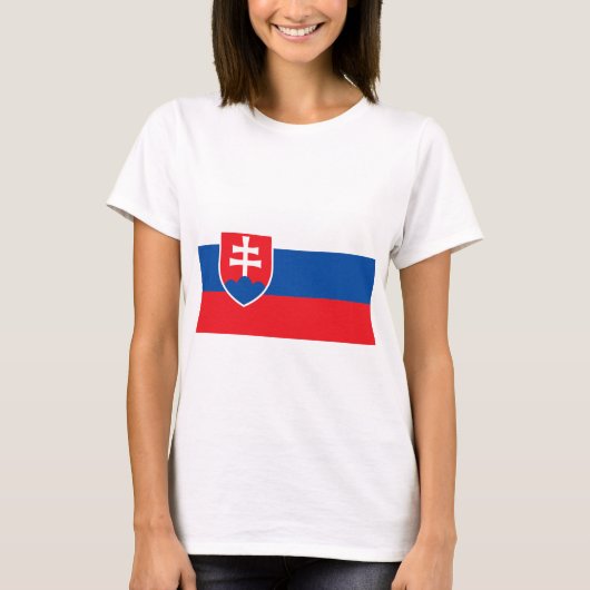 T-shirt Drapeau Slovaquie (Devant)