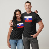 T-shirt Drapeau Slovaquie (Unisexe)