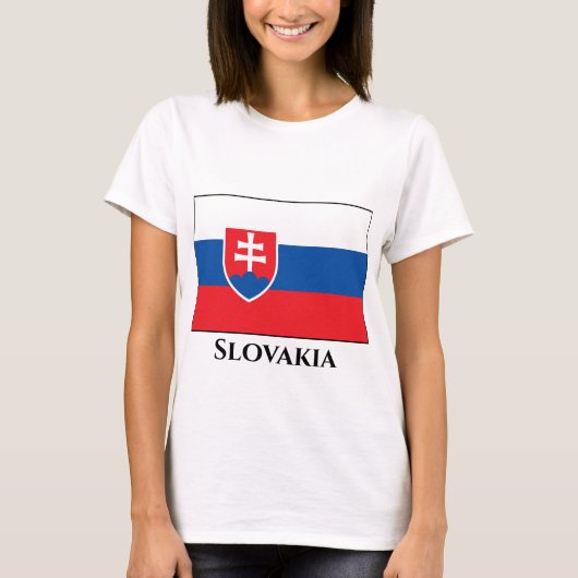 T-shirt Drapeau Slovaquie (Devant)