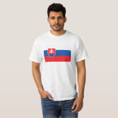 T-shirt Drapeau Slovaquie (Devant entier)